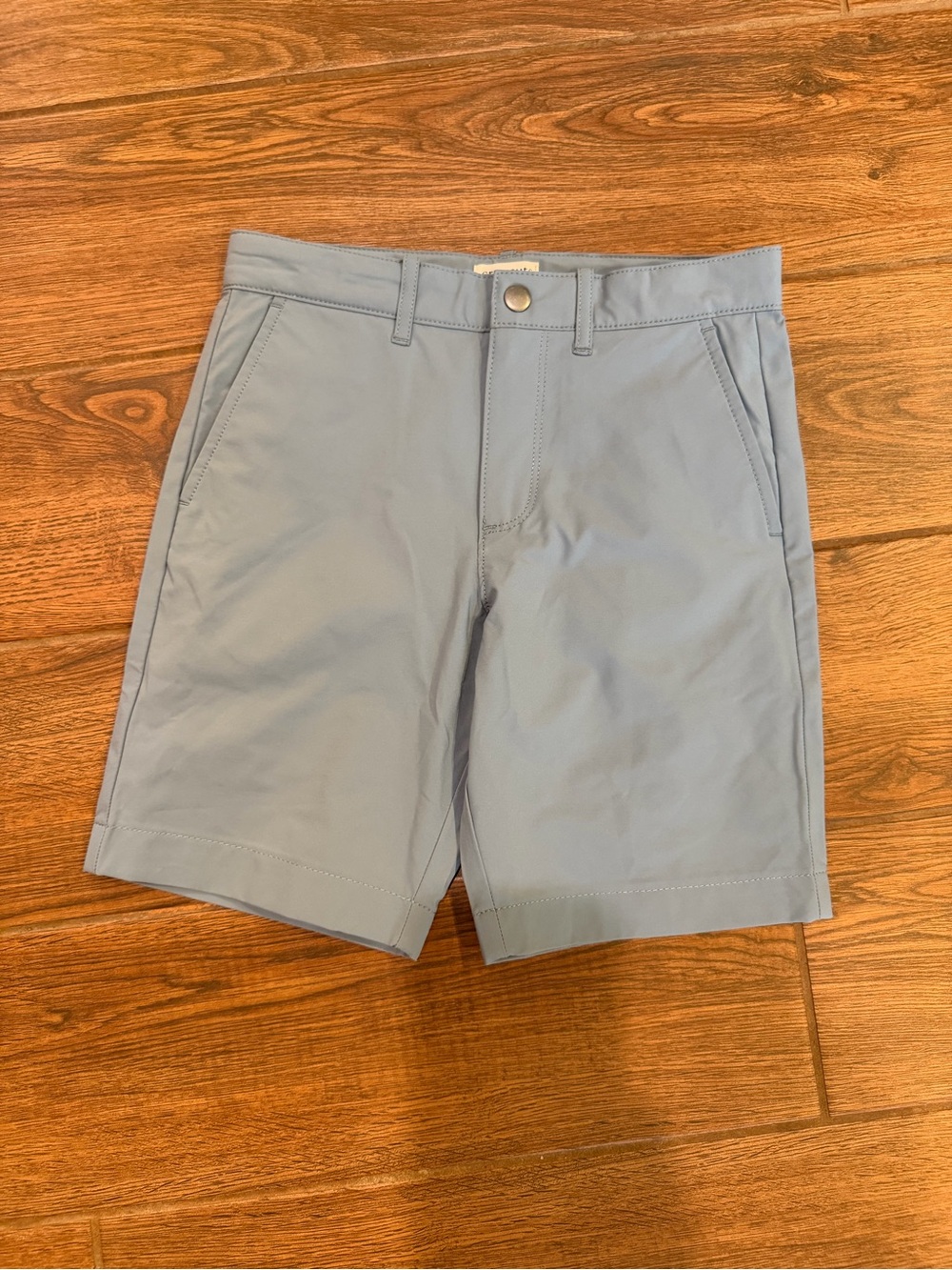 Crewcuts performance grey Flat-Front Shorts 6.5” pockets / boys size 7